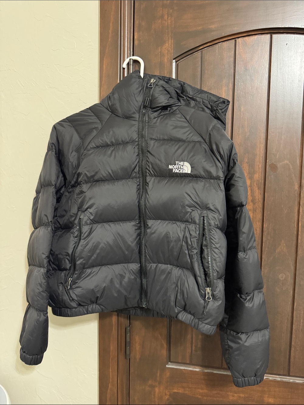 The North Face Black Hooded Puffer Jacket
